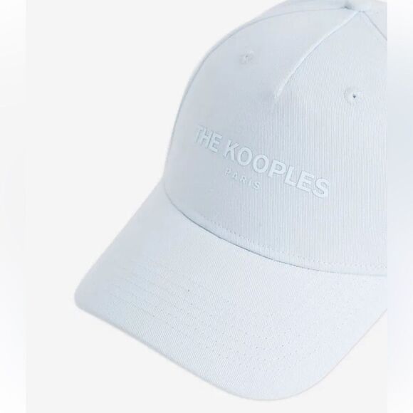 The Kooples Light Blue Logo Print Baseball cap hat NWT main image 6
